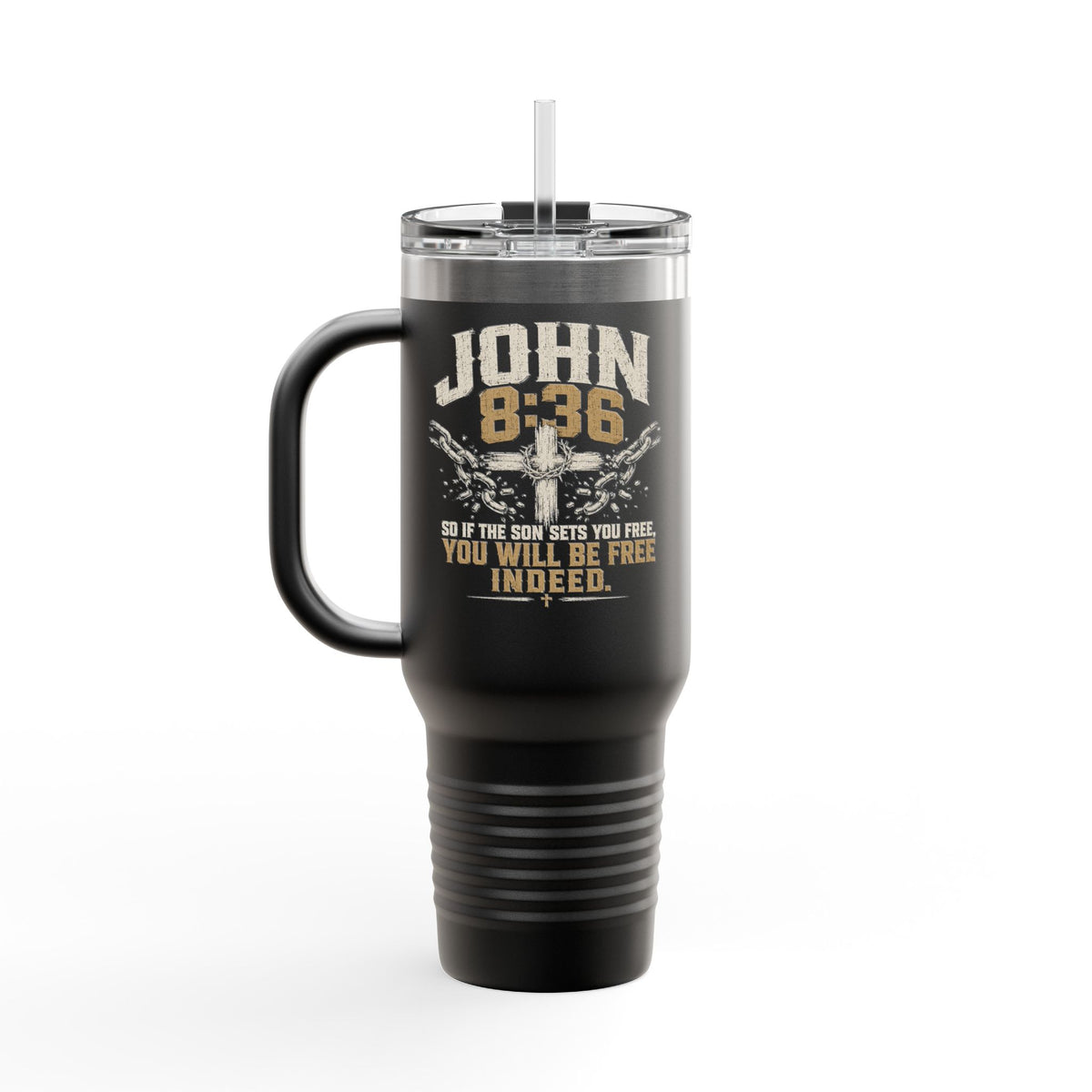 Set Free Cross logo Travel Mug | 40oz Insulated Tumbler
