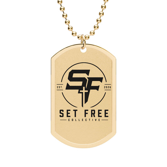 Set Free SF Logo Dog Tag