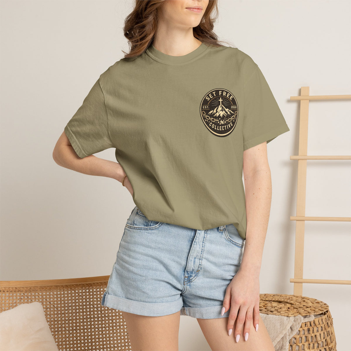 The Fruits of the Spirit Tree T-shirt | Christian Faith Typography
