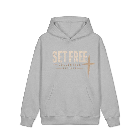 Set Free Cross design Hoodie | Religious Faith Christian Sweatshirt