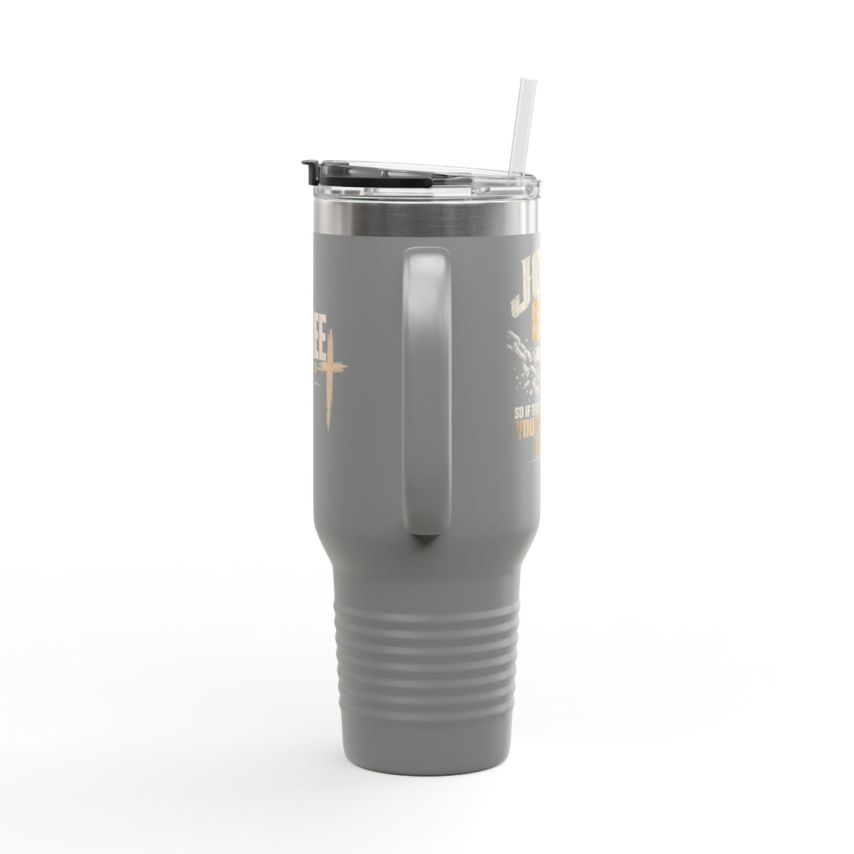 Set Free Cross logo Travel Mug | 40oz Insulated Tumbler