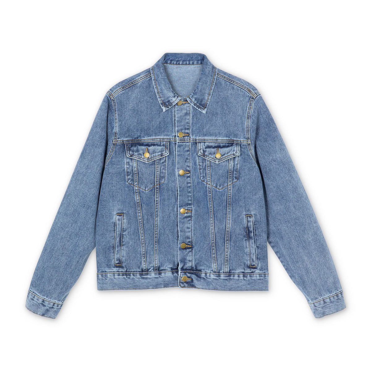 Set Free Collective Logo Denim Jacket | Patch Back Design