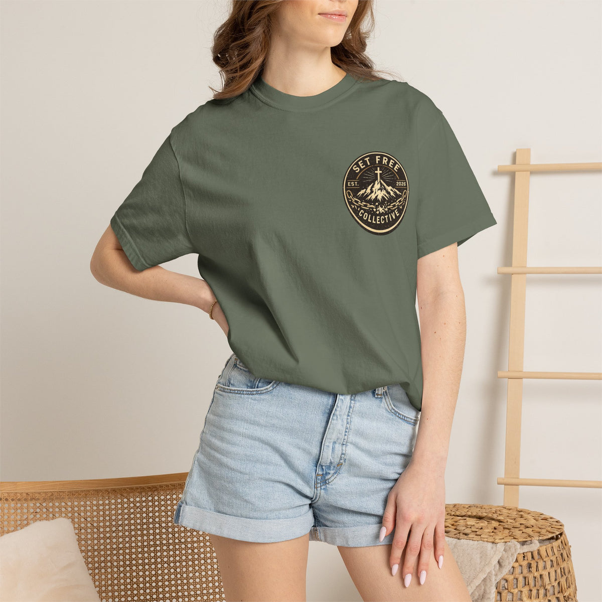 The Fruits of the Spirit Tree T-shirt | Christian Faith Typography