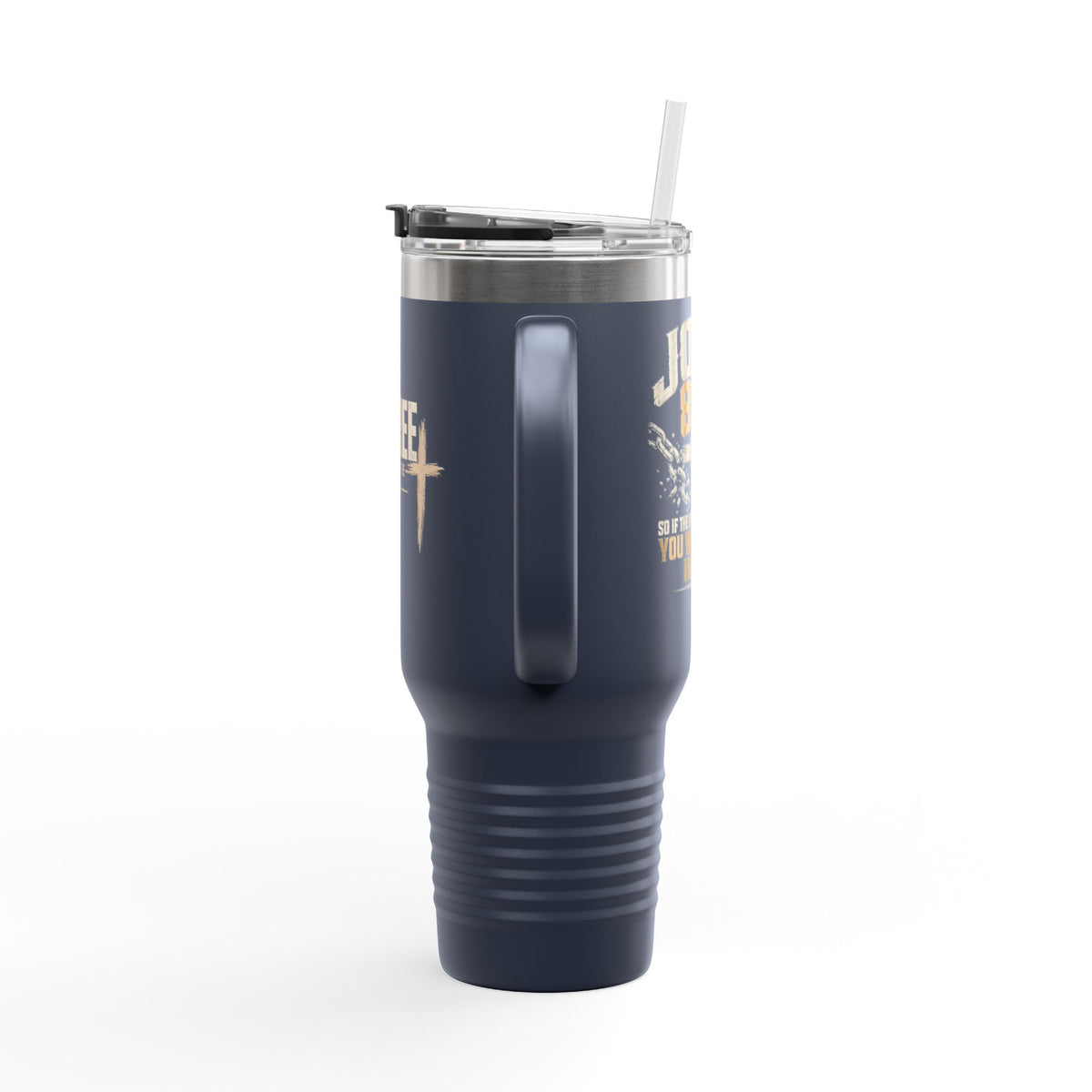 Set Free Cross logo Travel Mug | 40oz Insulated Tumbler