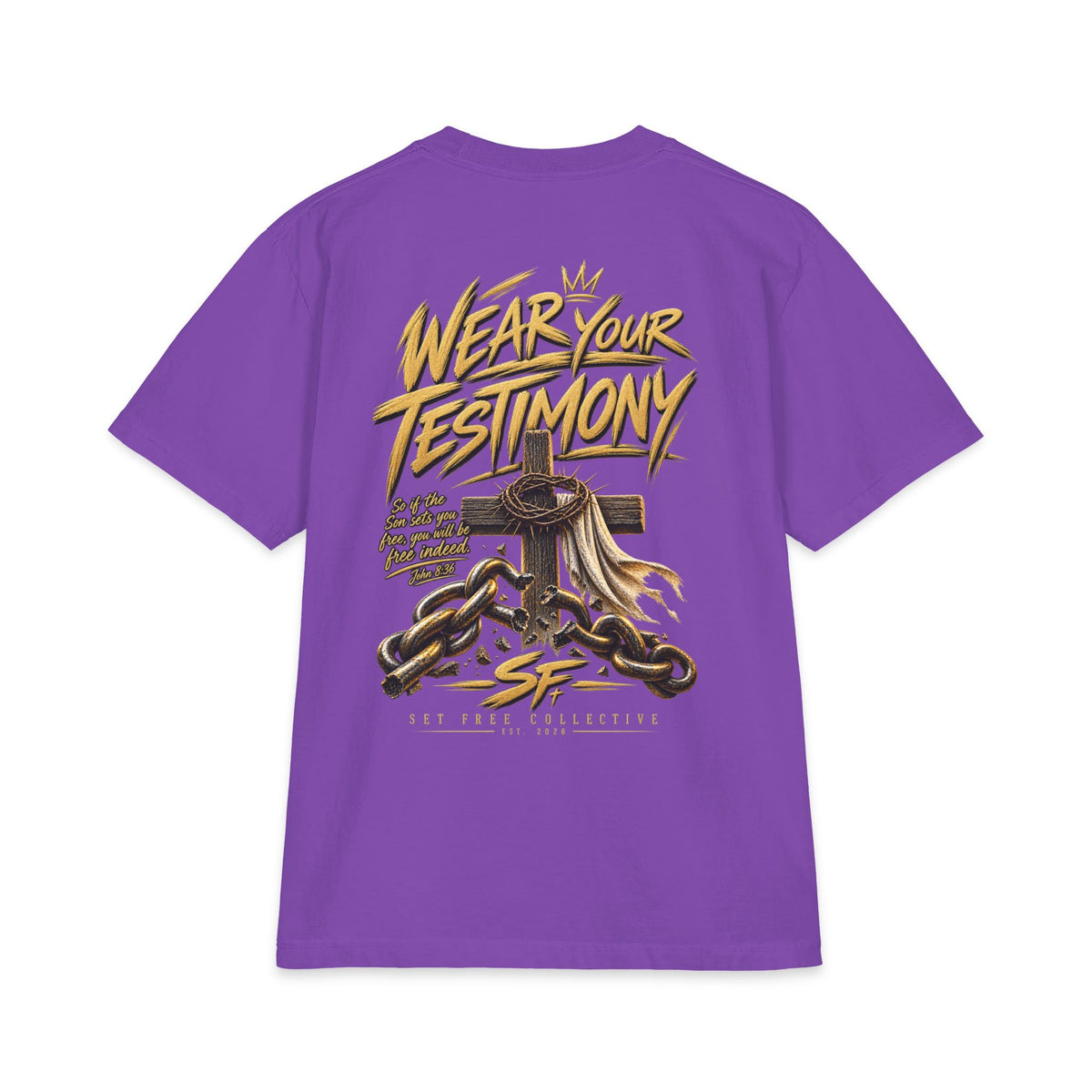 Wear Your Testimony T-Shirt | Set Free church graphic tee