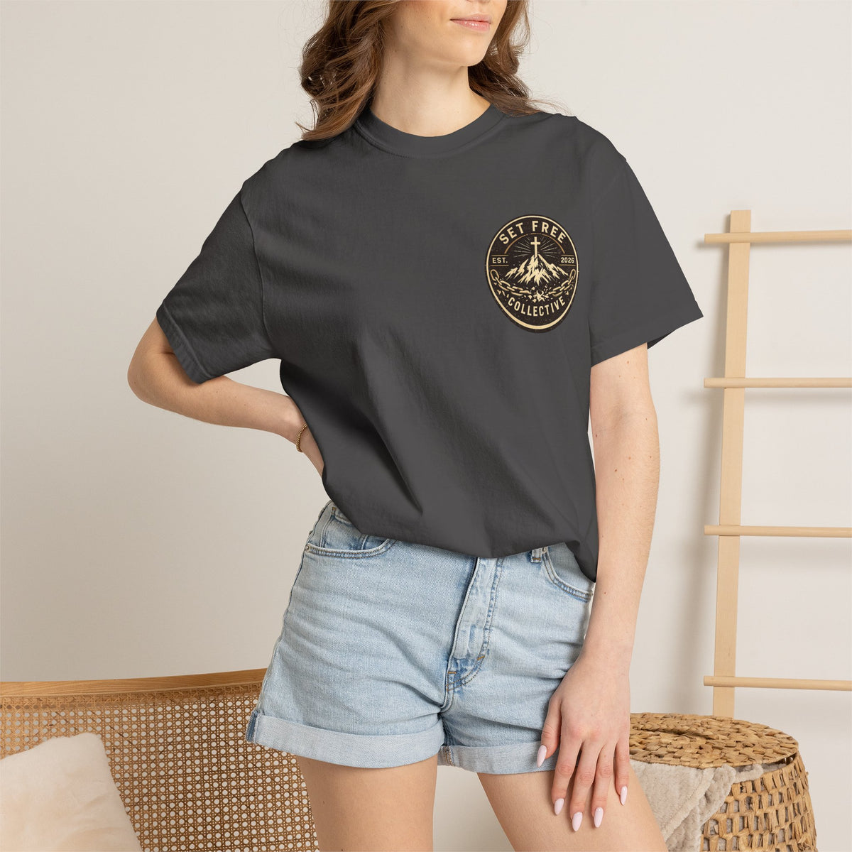 The Fruits of the Spirit Tree T-shirt | Christian Faith Typography