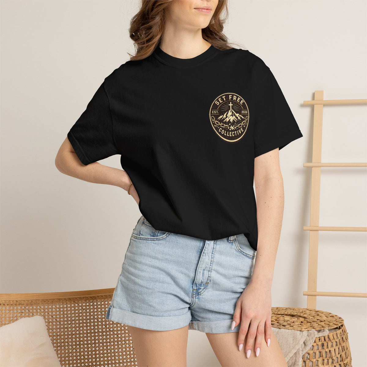 The Fruits of the Spirit Tree T-shirt | Christian Faith Typography