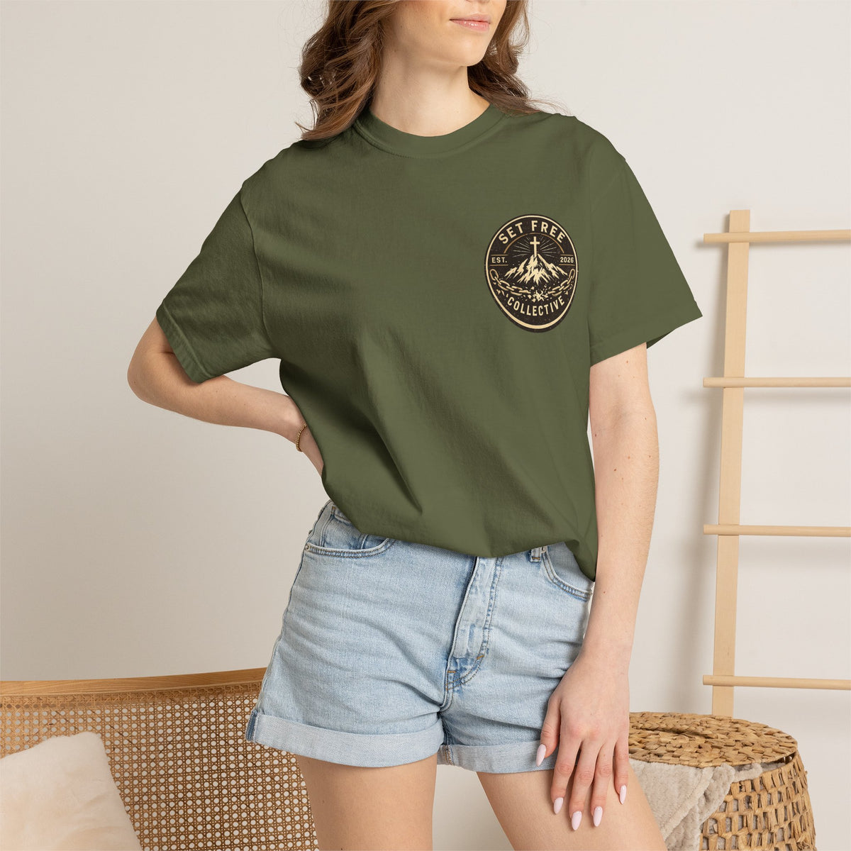 The Fruits of the Spirit Tree T-shirt | Christian Faith Typography