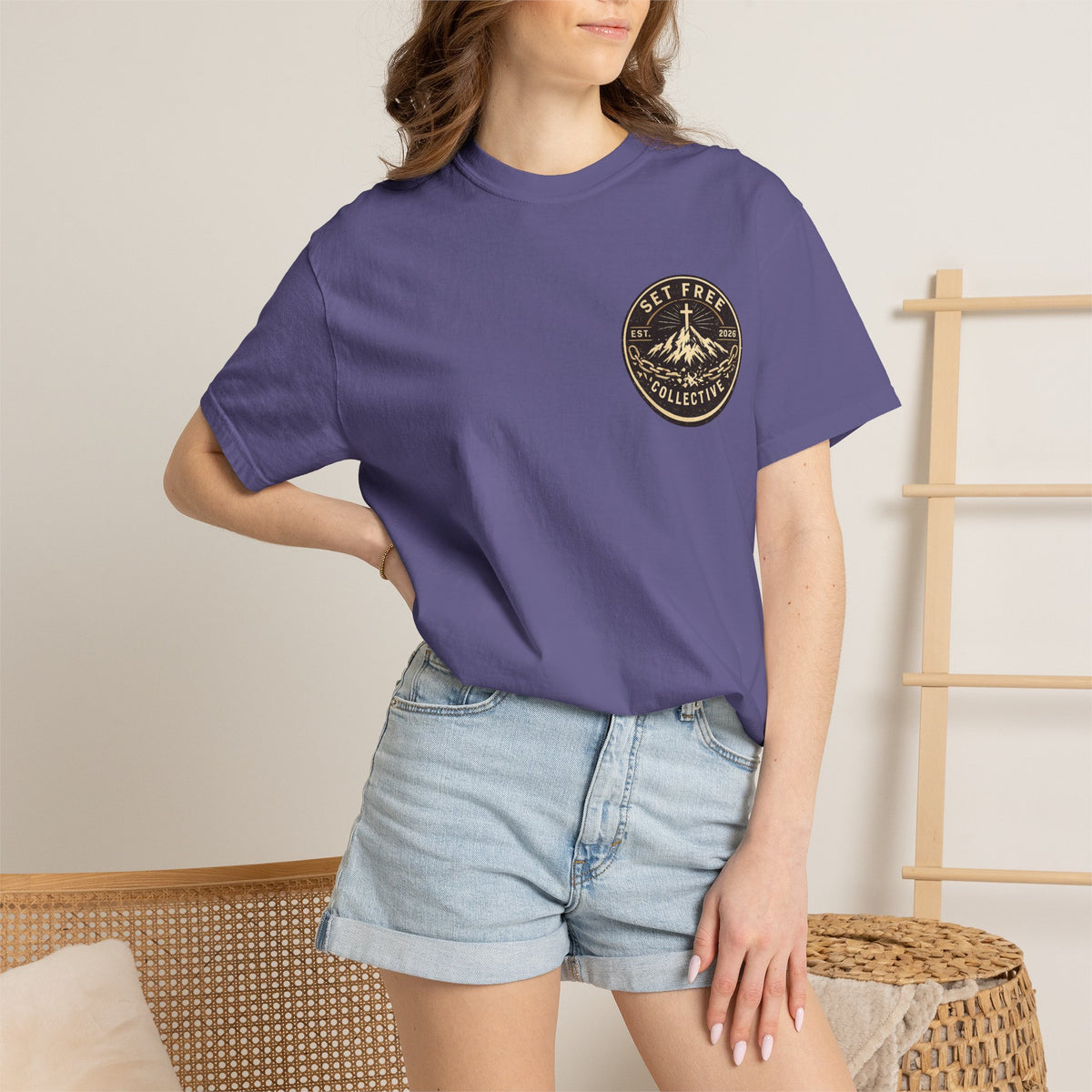 The Fruits of the Spirit Tree T-shirt | Christian Faith Typography