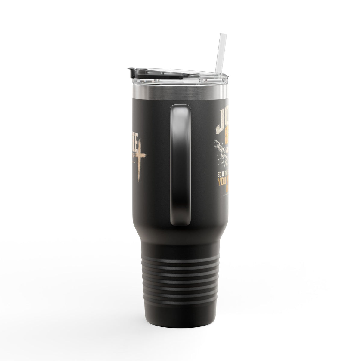 Set Free Cross logo Travel Mug | 40oz Insulated Tumbler