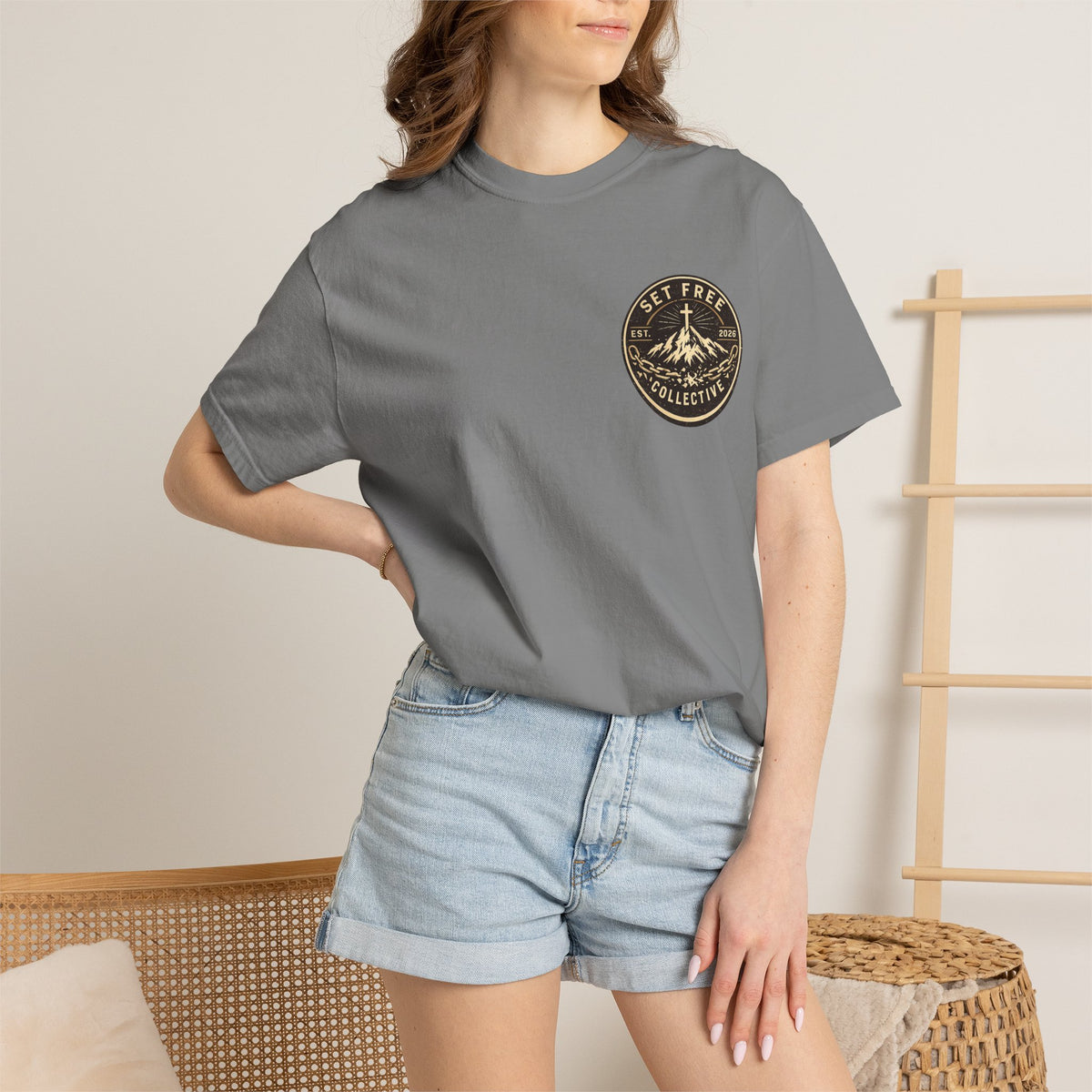 The Fruits of the Spirit Tree T-shirt | Christian Faith Typography