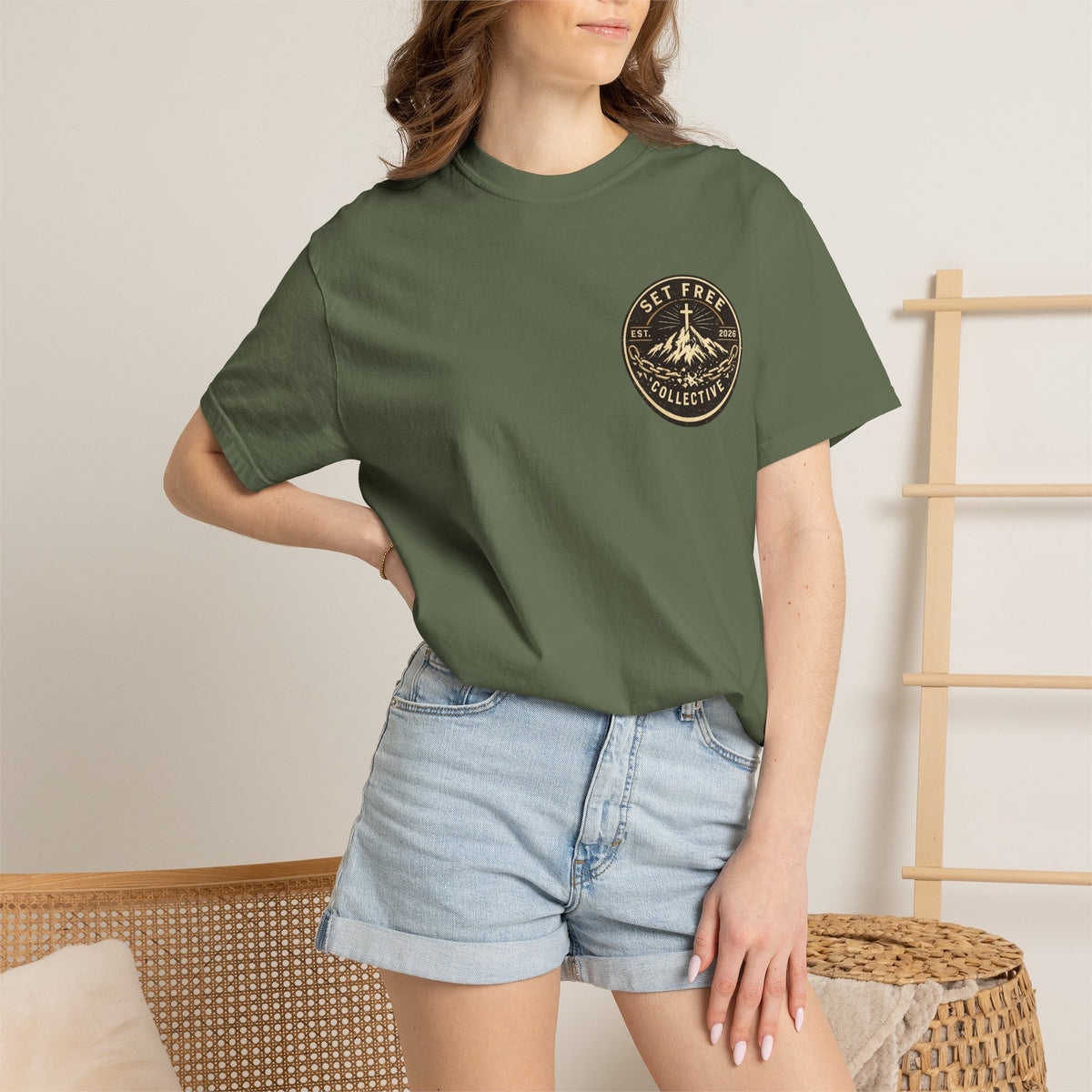 The Fruits of the Spirit Tree T-shirt | Christian Faith Typography